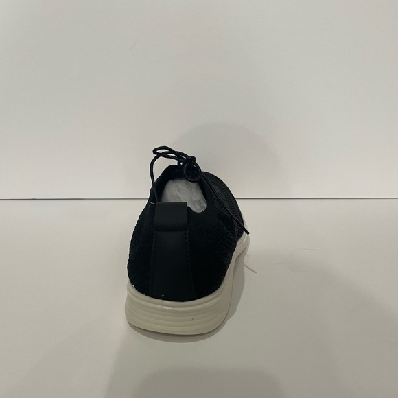 T.R premium shoes casual sneakers black Oxford wingtip - Picture 3 of 5